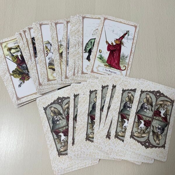 Les mtamorphoses du jour Tarot タロットカード ライダー版 東京タロット美術館 動物