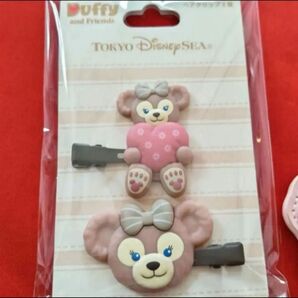 東京ディズニーシー 新発売 ダッフィー&フレンズ シェリーメイヘアクリップセット 当日発送 TDR