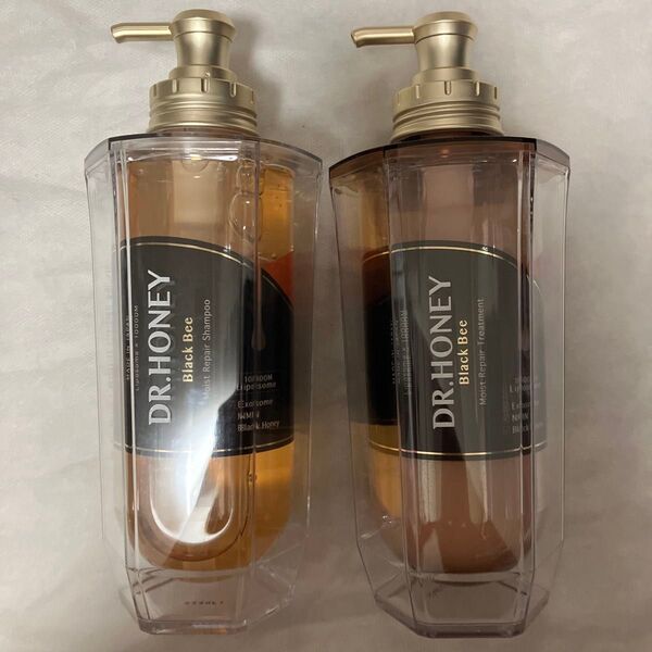 DR.HONEY ブラックビー モイスト リペア シャンプー&ヘアトリートメント 340mL + 340g