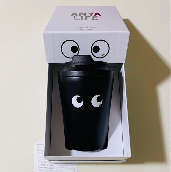 ANYA HINDMARCH アイズコーヒータンブラー アニヤハインドマーチ コーヒーカップ ステンレス ANYA CAFE