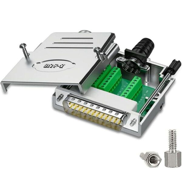 【2個セット】ガジェットPC D-SUBコネクタ 25ピン DB25変換コネクタ メス