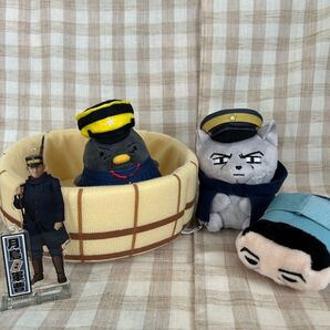 ゴールデンカムイ 月島軍曹 レアぬいぐるみ3個&アクリルスタンドセット