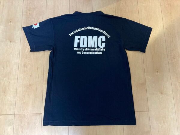 消防大学校 FDMC エルスタ 救命士 救急 消防 救助 半袖 Tシャツ Mサイズ ネイビー 美品