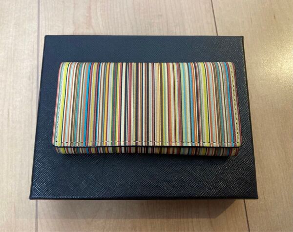 Paul Smith ポールスミス キーケース ストライプ 希少 箱なし 新品同様