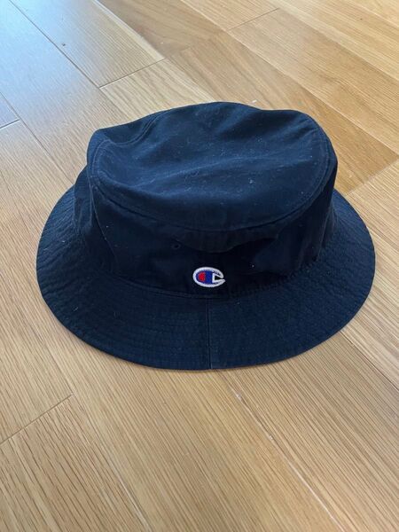 Champion バケットハット 黒 グリーンレーベル コラボ