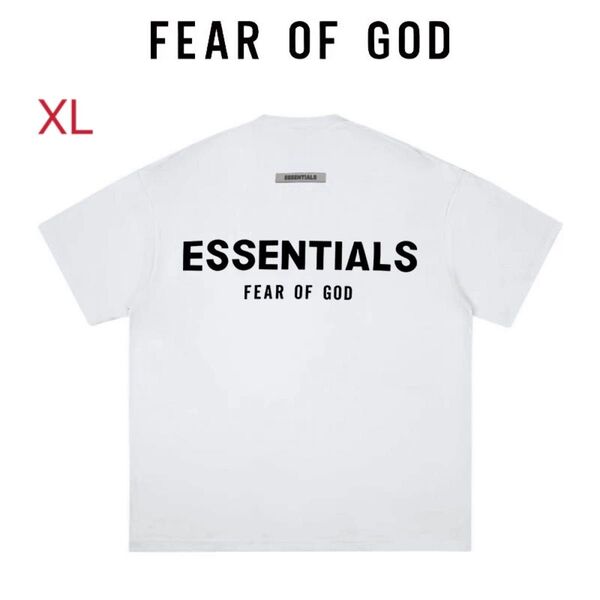FEAR OF GOD FOG ESSETIALS エッセンシャルズ ホワイト 半袖 Tシャツ XL