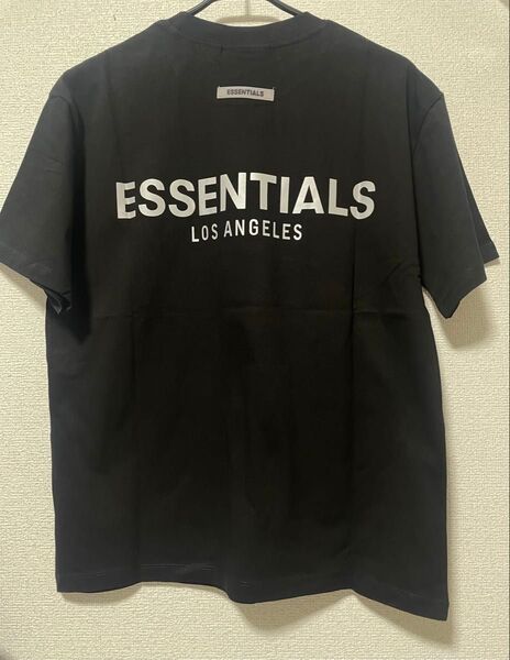 FEAR OF GOD FOG ESSETIALS エッセンシャルズ ブラック半袖 Tシャツ S
