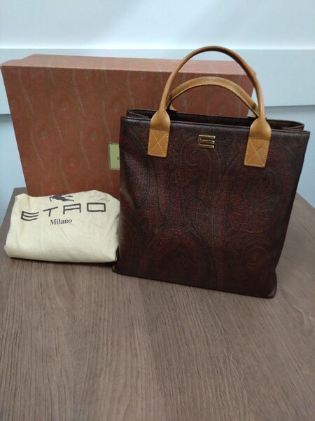 ETRO エトロ ペイズリー ハンドバッグ トートバッグ