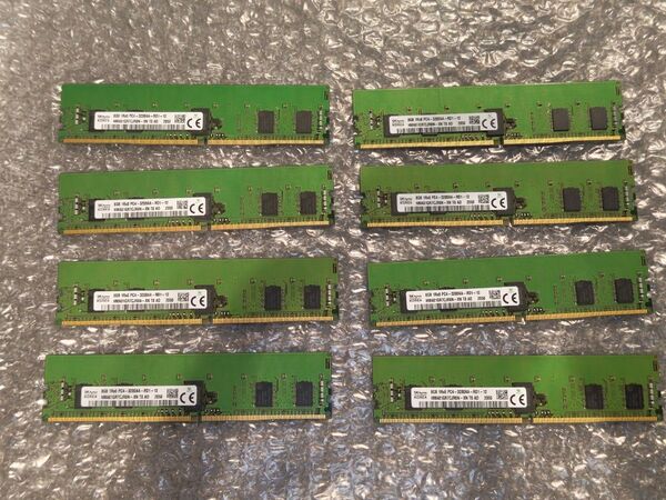 64GB SKHynix PC4-3200AA ECC RDIMM Registered REG DDR4 8GB 8枚 サーバー