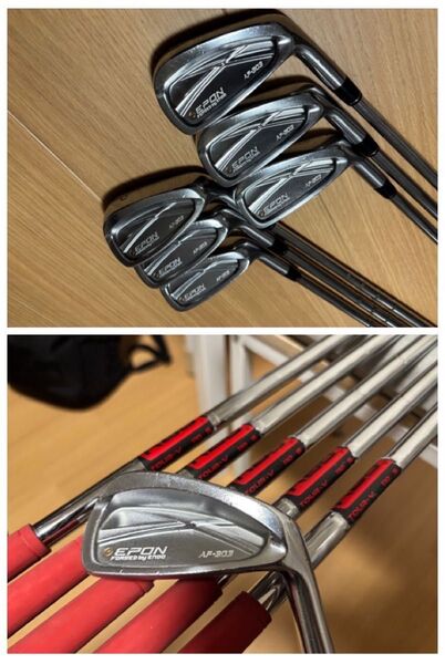 EPON(エポンゴルフ) AF303 アイアン #5〜Pw(6本セット) ※ホーゼルシリアル刻印有り