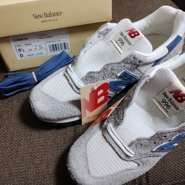 新品 正規品 NewBalance MadeinUSA 996 TE 26.5cmグレー ニューバランス スニーカー シューズ