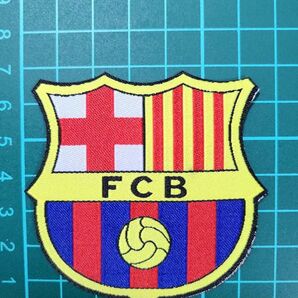 サッカー FC バルセロナ ワッペン アイロン熱圧着タイプ