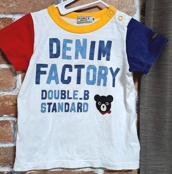 DOUBLE.B Tシャツ 90サイズ ミキハウス ダブルビー