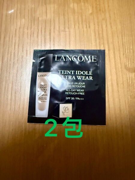 ランコム タンイドル ウルトラウェアリキッド BO-02 SPF38 PA+++ 1ml×2包 計2ml
