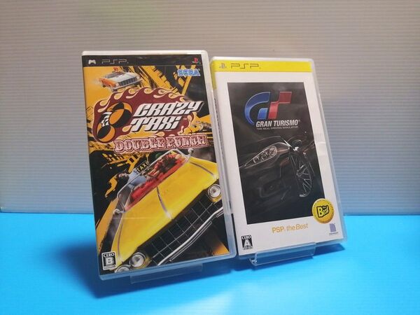 PSP ソフト クレイジータクシー ダブルパンチ + グランツーリスモ PSP the Best セット