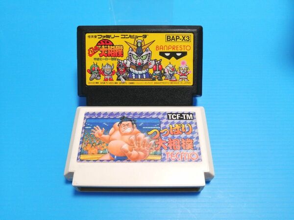 FC ソフト つっぱり大相撲 + SDバトル大相撲 2種セット ファミコン