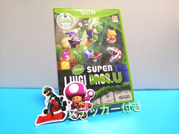 Wii U ソフト New スーパールイージ U ステッカー付き Nintendo ニンテンドー 任天堂 WiiU