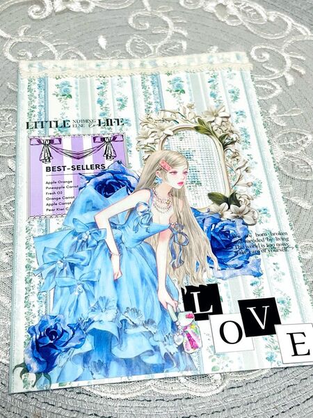 【コラージュ素材 おすそ分け平袋】