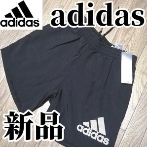 【大人気残りわずか】値下げ不可 新品 アディダス メンズ ハーフパンツ Lサイズ 黒 ブラック