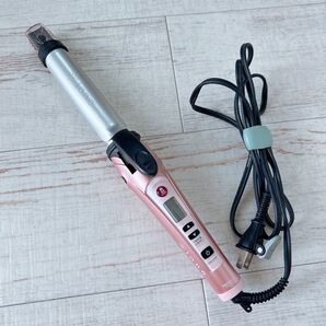 ◆TESCOM◆テスコム ヘアアイロン ione ヘアカーラースチーム26mm IPW1826ローズ美品 定価¥7,100