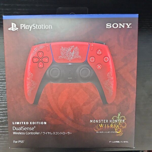 PS5 DualSense ワイヤレスコントローラー “モンスターハンターワイルズリミテッドエディション (デュアルセンス)