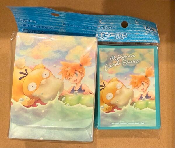 カスミ コダック スリーブ デッキシールド デッキケース ポケモンカード カスミ&コダック スリーブ