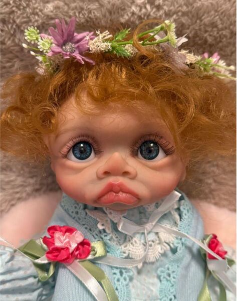 ★新品★リボーンドール お茶目な妖精エルフベビーちゃん ドレス40cm