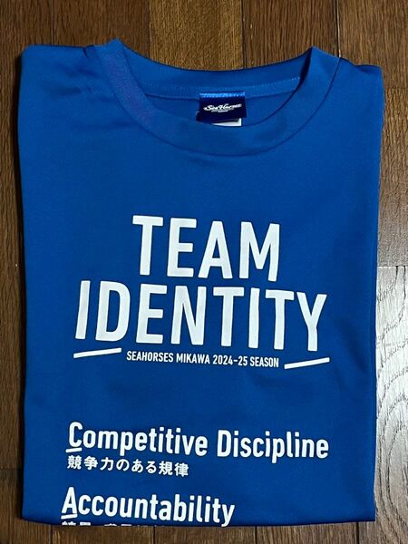 シーホース三河 2024-2025 TEAM IDENTITY Tシャツ Lサイズ