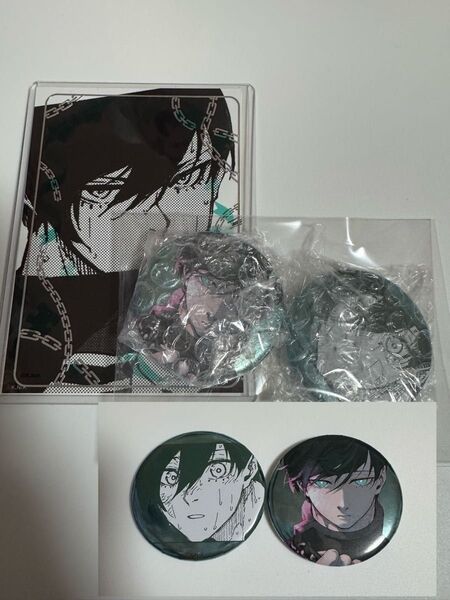 糸師凛 缶バッジ 硬質ケース&ブロマイドセット