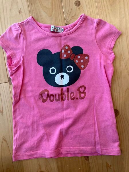 Double.B Tシャツ 100 半袖 ミキハウス
