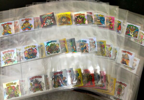 送料無料 セミコンプ 94種 美品 ビックリマン 20th ANNIVERSARY アニメ版 P2 レインボー キラシール