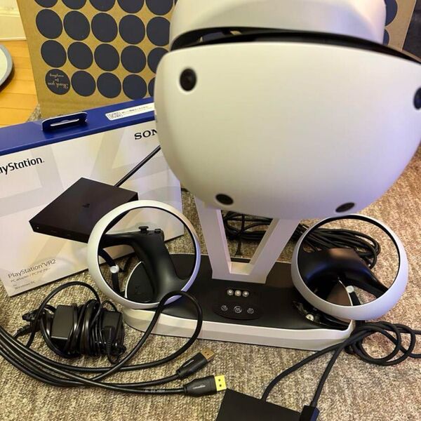 Sony PlayStation VR2 本体+PCアダプター+スタンド付き