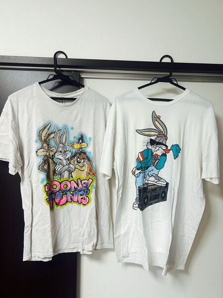 古着 ルーニーテューンズ バックス・バニー 半袖Tシャツ 2点セット アメキャラ