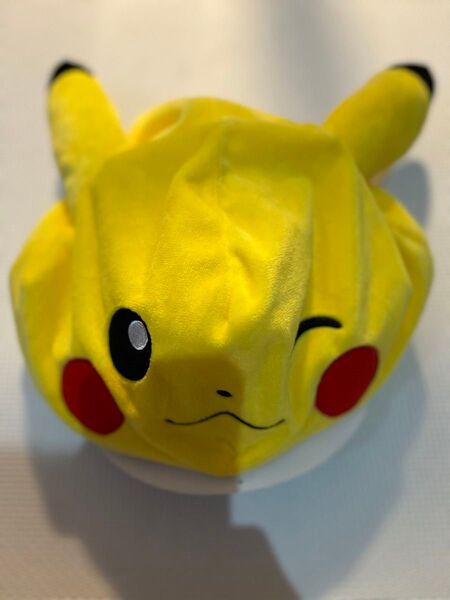 【新品タグ付】ポケモンぬいぐるみ帽子 ピカチュウ ポケットモンスター