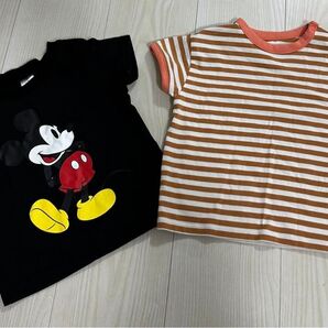ユニクロ 西松屋 Tシャツ 2枚セット