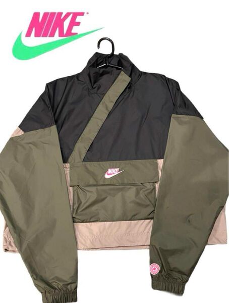 NIKE ナイキ ショート丈 ワイド アノラックジャケット M ウィンドブレーカー