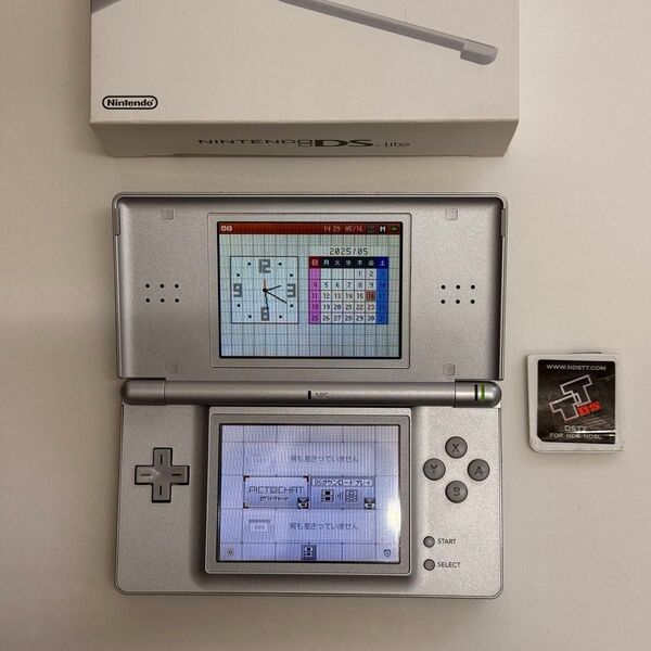 ニンテンドーDS Lite(グロスシルバー)+TTDS 動作品 美品 DS Nintendo ニンテンドーDS DSLite