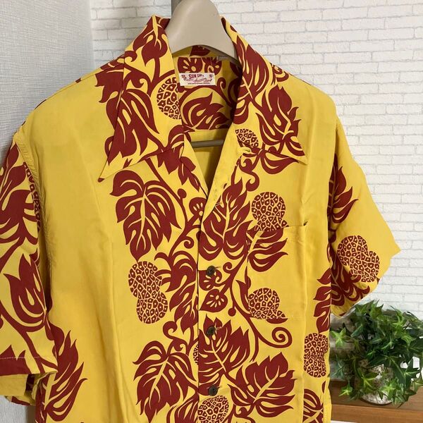 SUN SURF サンサーフ アロハシャツ レーヨン ボタニカル柄 M品番 東洋エンタープライズ ヴィンテージ ビンテージ