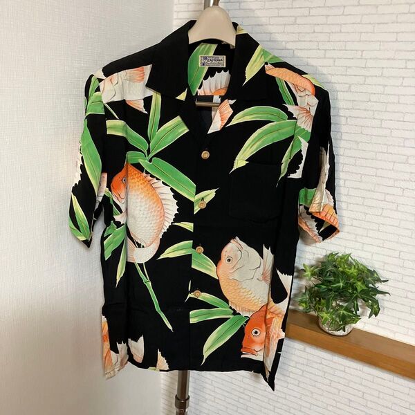 SUN SURF サンサーフ アロハシャツ スペシャルエディション KALAKAUA カラカウア 和柄 真鯛 東洋エンタープライズ