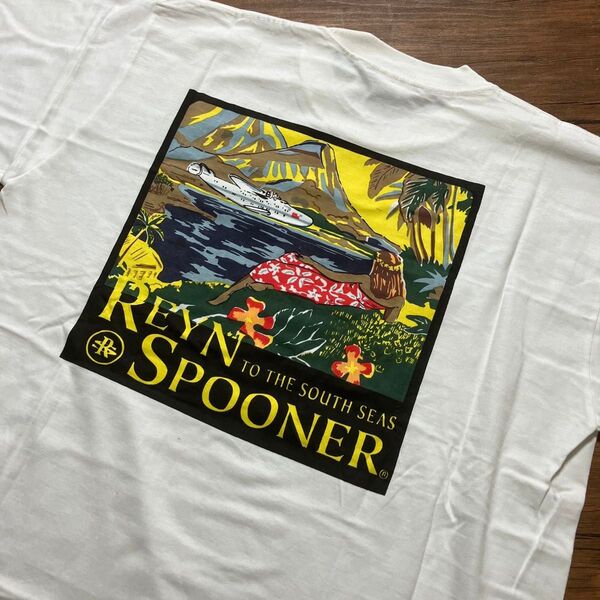 デッドストック 未使用 90s 00s REYN SPOONER レインスプーナー Tシャツ USA製 アメリカ製 ヴィンテージ