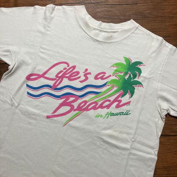 80s 90s Hanes ヘインズ Tシャツ BEEFY ビーフィー USA製 アメリカ製 ハワイ ヴィンテージ ビンテージ