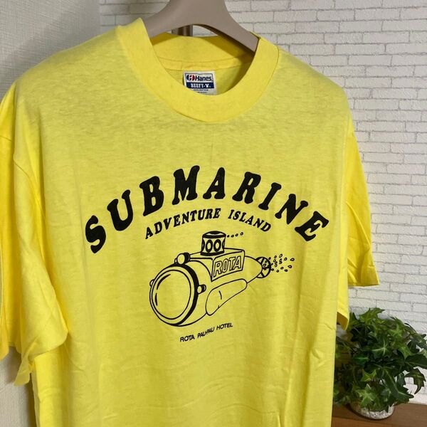80s 90s Hanes ヘインズ Tシャツ 潜水艦 サブマリン USA製 アメリカ製 ヴィンテージ ビンテージ