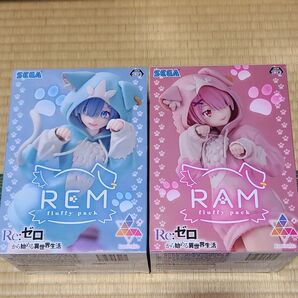 Re:ゼロから始める異世界生活 レム ラム Fluffy Pack もふもふパック フィギュア 2体セット