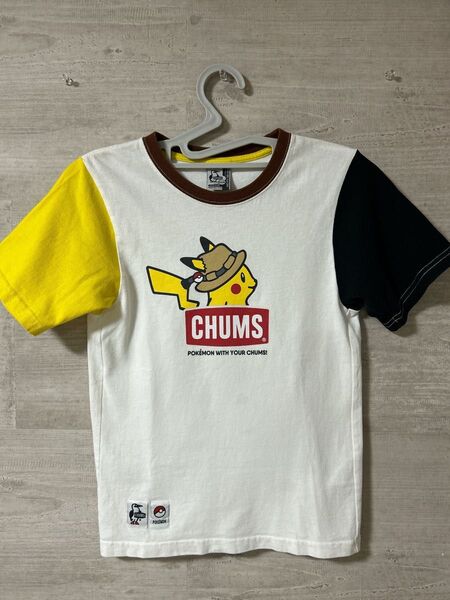 CHUMS×ポケモン ピカチュウ コラボTシャツ キッズ 145
