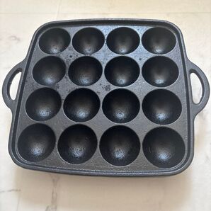 鋳鉄製 たこ焼き器 16穴 たこ焼きプレート