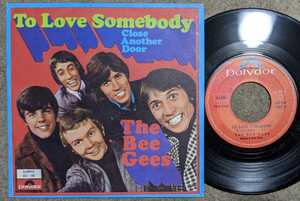 The Bee Gees-To Love Somebody/Close Another Door★仏Orig.モノ7&#34;