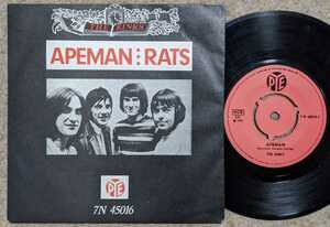 【別テイク収録】The Kinks-Apeman★デンマークOrig.7"