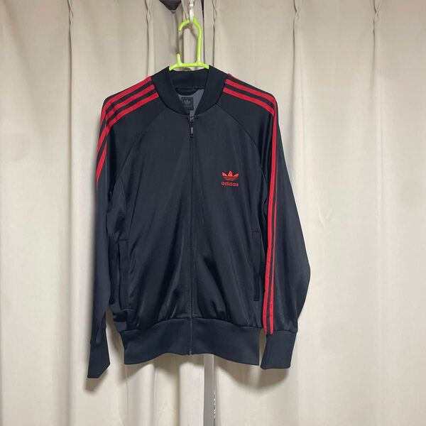 アディダス adidas ジャージ ジャケット ATP 黒 赤