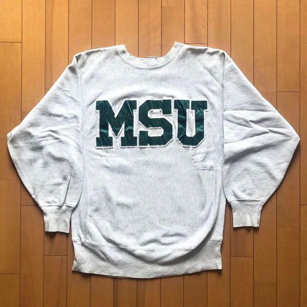 90s Champion チャンピオン USA製 刺繍タグ リバースウィーブ スウェット X-LARGE XL カレッジ ロゴ