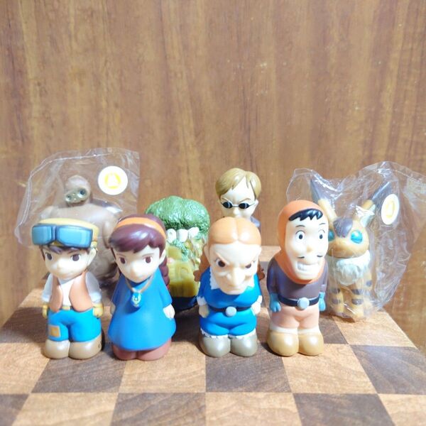 ジブリ 指人形 ソフビ セット 天空の城ラピュタ シータ パズー ドーラ ルイ ラピュタ城 城 フィギュア ゆびにんぎょう テト